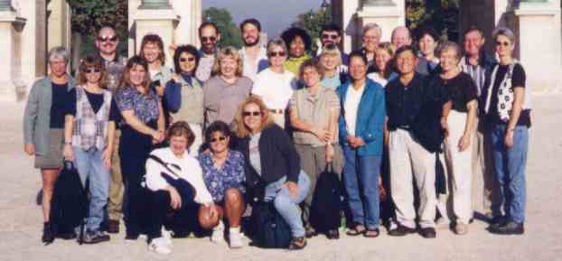Image of group taken (in front of Carousel Arch near the Louvre) by Rick Garman with ???'s camera.  NOT OUR COPYRIGHT