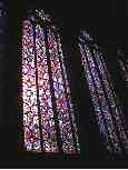 A couple of the stained glass windows in Sainte Chapelle.