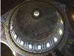 Brunelleschi's dome, seen from the floor of St. Peter's.