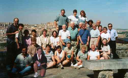 Our tour group, assembled in front of Toledo